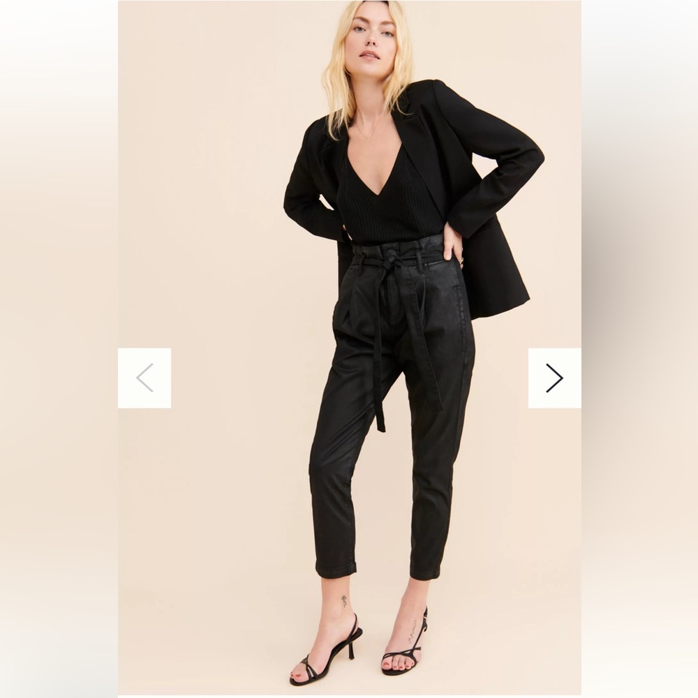 DL1961 Susie Paper Bag Waist Slim Jeans